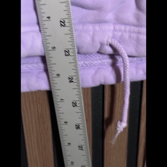 Cherry Los Angeles Hoodie XS Adults Purple Double Knit Fleece Drawstring Waist - Picture 5 of 11